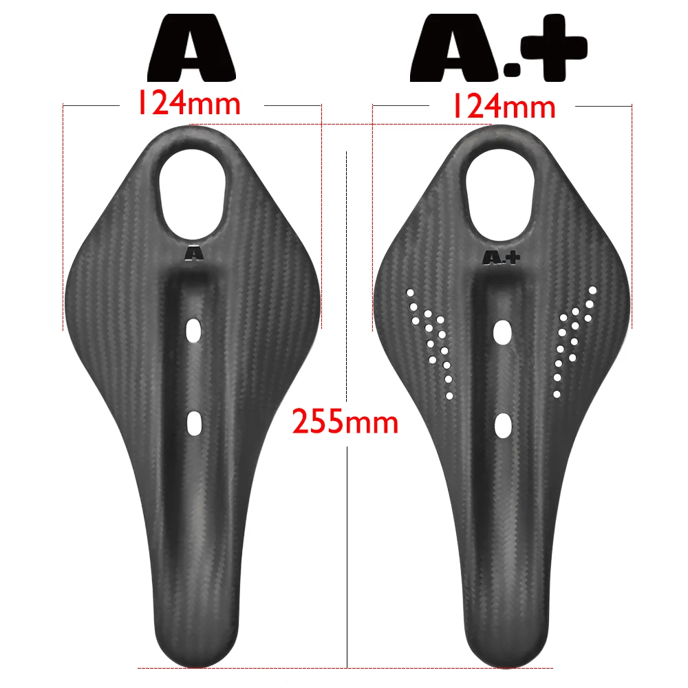 AliExpress NONE Ultralight One-piece Carbon Fiber Bicycle Saddle, Road/Mountain Bike Seat, High Strength, A.+, 3K, Matte/Glossy/Black Paint