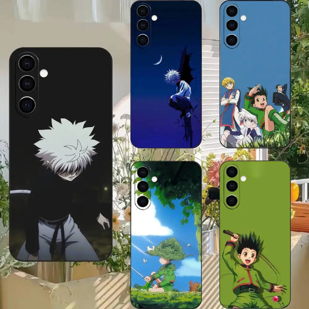 Badass Anime Hunter X Hunter Printe Phone Case Black Soft Silicone TPU For Samsung A72,A51,A70,A71,A53,A52,A73
