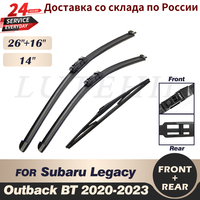 Wiper Front & Rear Wiper Blades Set For Subaru Legacy Outback BT 2020 - 2023 2021 2022 Windshield Windscreen Window 26\