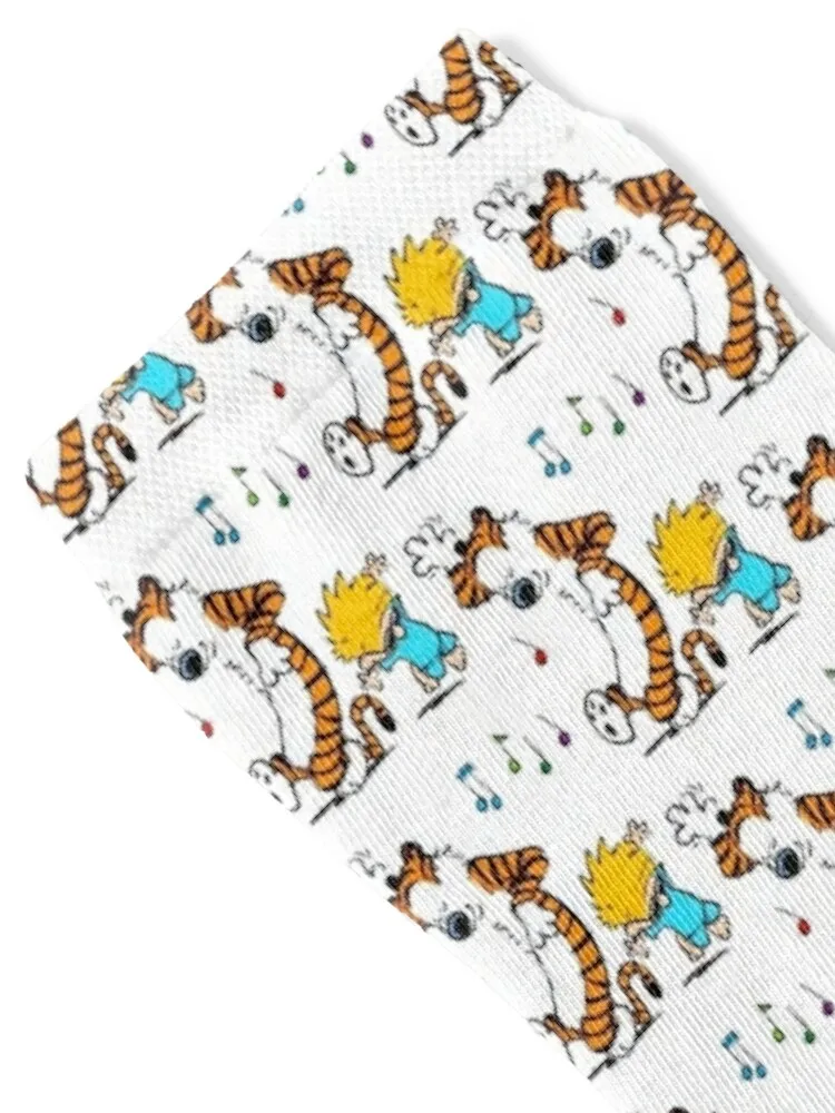 جوارب كالفين وهوبز للرقص، جوارب عيد الميلاد، هدايا الشتاء الزهرية، جوارب شتوية حرارية للنساء للرجال