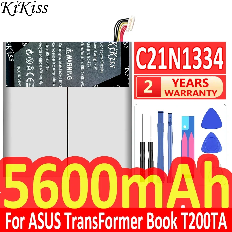 

Аккумулятор KiKiss C21N1334 для Asus Transformer Book T200TA,T200TA-1A,T200TA-1K,T200TA-1R,200TA-C1-BL 5600 мАч