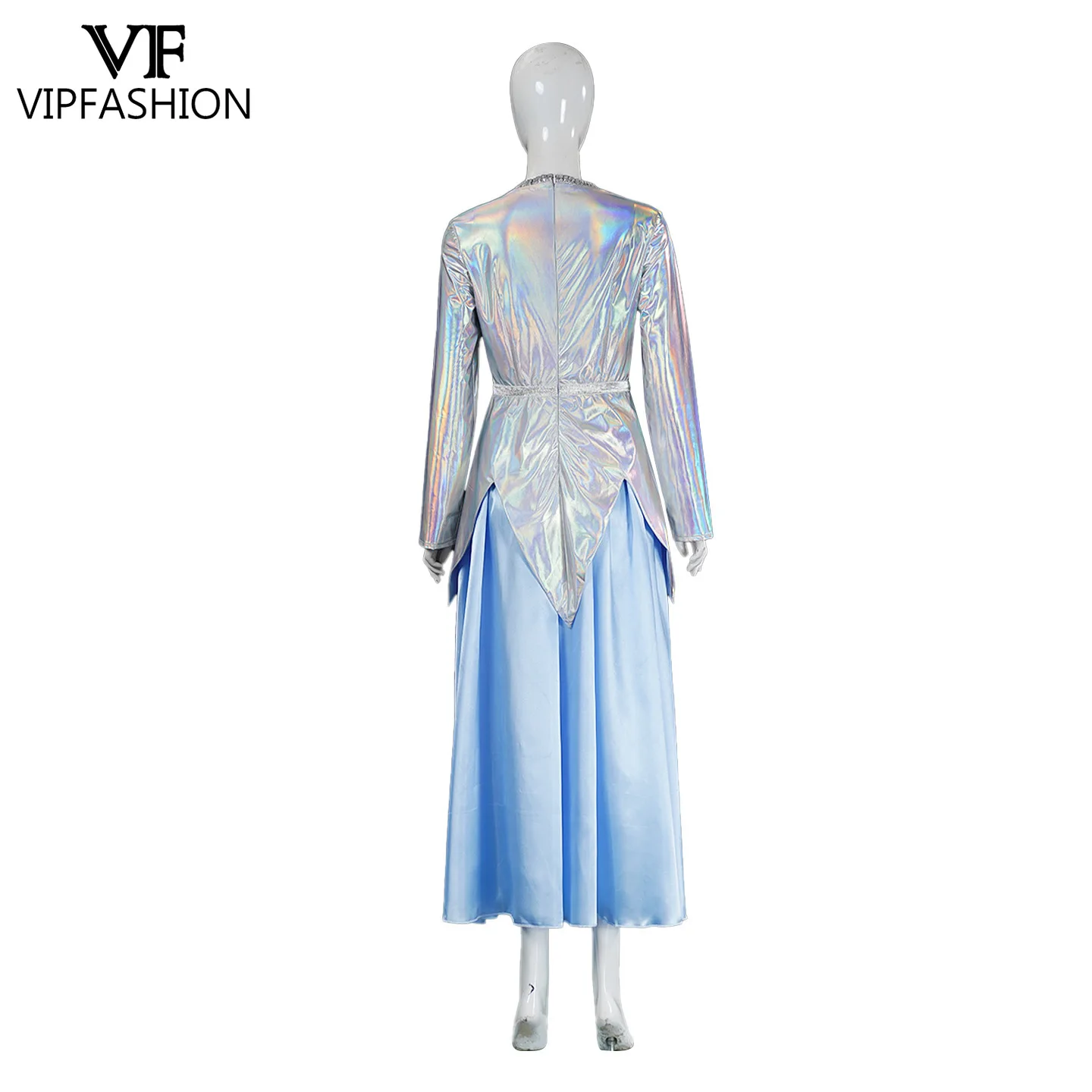 VIP أزياء الهالوين الجنية العرابة تأثيري حلي امرأة قزم فستان أنيمي فيلم مرحلة الأداء الزي القرون الوسطى فستان فني