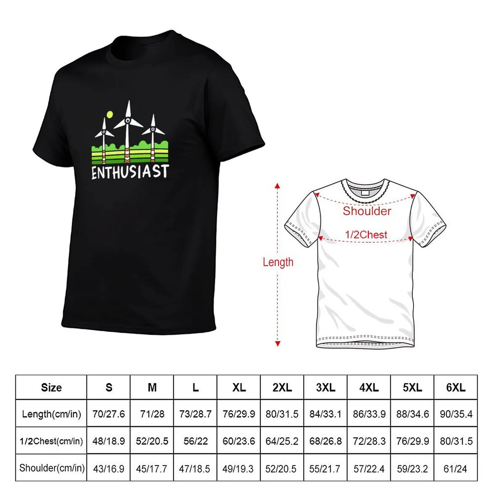 Windmill Wind Turbine Enthusiast T-Shirt affliction shirts tops funny t shirts for men