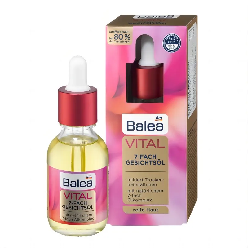 Aceite de esencia Facial Balea Vital 7D, producto para el cuidado de la piel, hidratante, Reduce las líneas finas, belleza rara, Alemania, 30ml