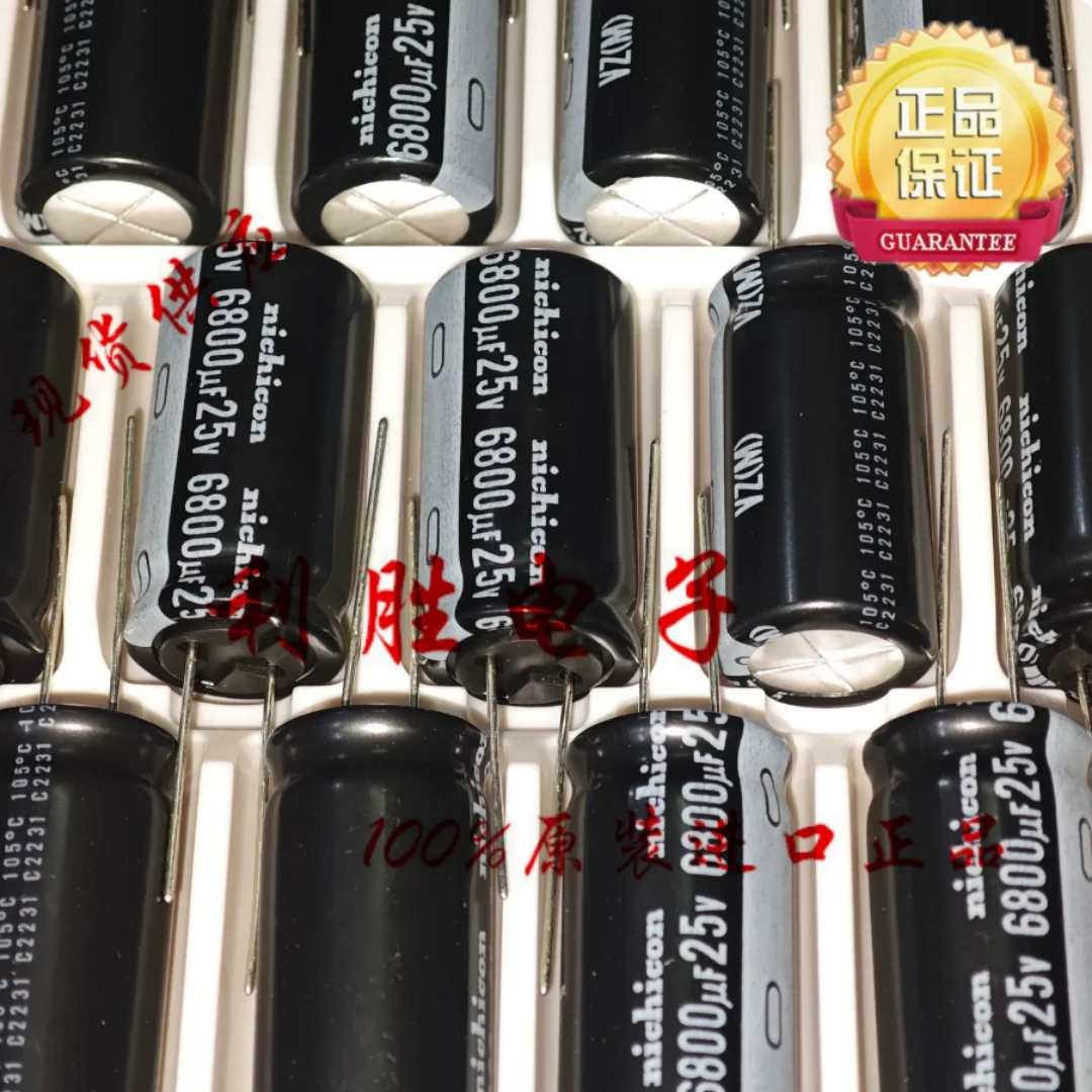 6800UF 25V Japan Nichicon electrolytic capacitor 25V6800UF 18*35 VZ 105 degrees