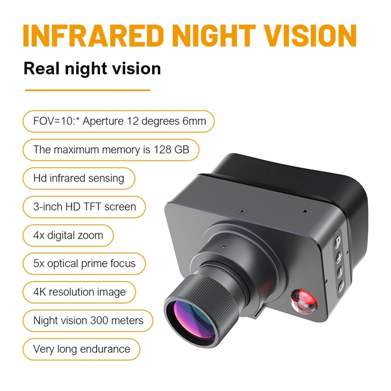 

【MARKETING】4K UHD Metal Night Vision Scope Sight Infrared Telescope Camera Mini Digital Monoculars for Hunting Camping