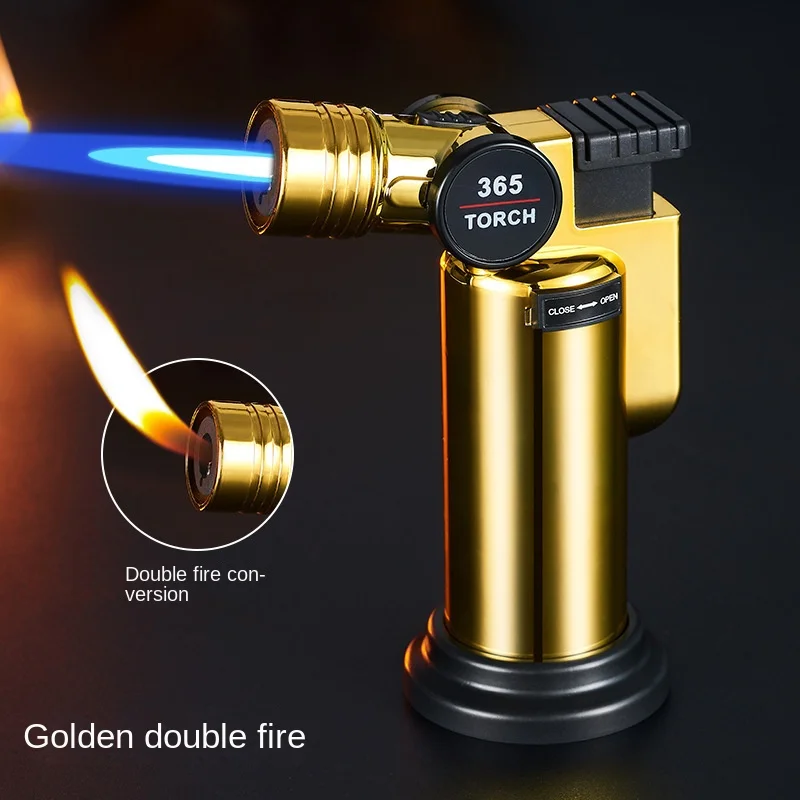 Multifunctional Three-flame Direct-fire Lighter Single-fire Metal Direct-fire Open Flame Switchable Flame Cigarette Lighter