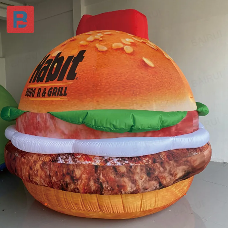 

Надувные гамбургеры, хлебные пончики, с выдувными устройствами, рекламные украшения для уличных мероприятий
