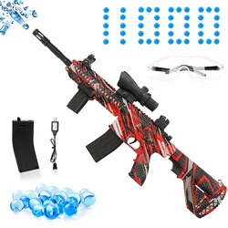 Electric Gel Balls Gun Toy Gun M416 Eco-FriendlyBall gun Automatic With 10000 Drop Goggles Outdoor Game for Children Adult Toy