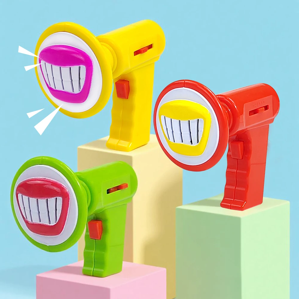 

Детская игрушка-динамик для ролевых игр, меняющая голос, 6 звуковых эффектов, портативное развлечение с одной неперезаряжаемой батареей 23 А