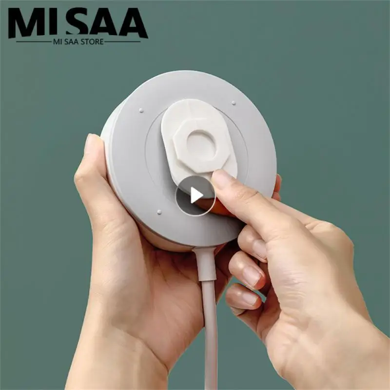 탈착식 멀티탭 거치대 심리스 전원 코드 헤드 마감 브래킷, 케이블 와이어 정리함, 펀치 프리 거치대 보관 후크