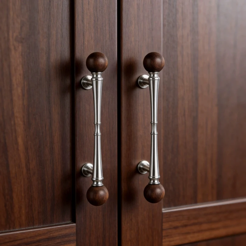 Ceviz Ağacından Gardırop ve Do - Vintage Furniture Hardware Pulls incelemesi ve fiyatı