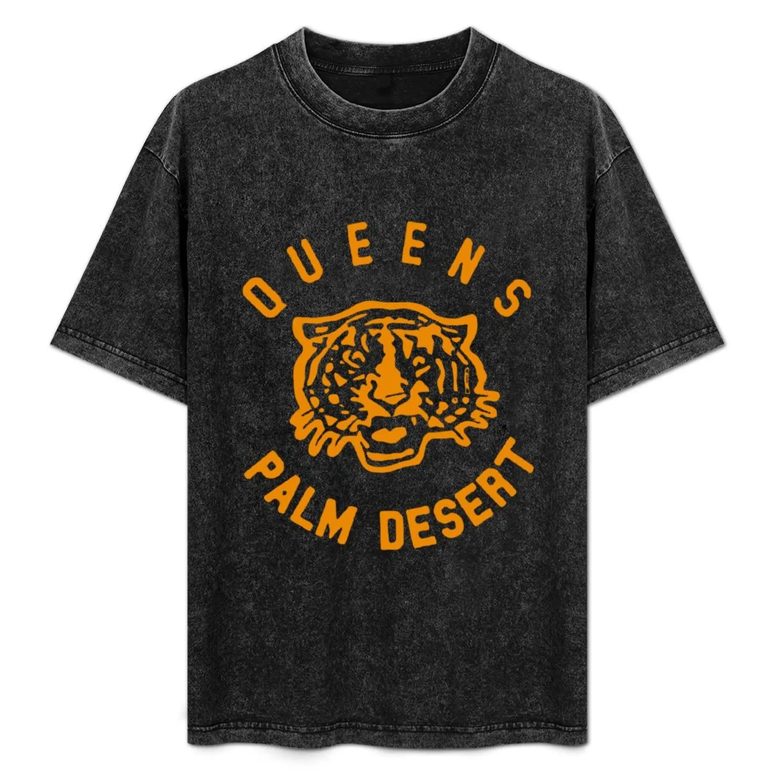 Queens Of The Stone Age TIGER 34 T-Shirt Basic Daily Outfit Short Sleeve Tee