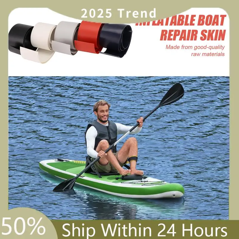 

A35F New 5 Roll Inflatable Boats PVC Repair Patch Kayak Special Damaged Leaking Hole PVC Repair Patch Waterproof Patch Tool