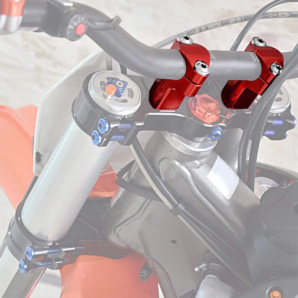 

52mm Handlebar Riser Bar Clamp Mount For Beta RR 300 125 250 350 390 400 430 450 498 2012-2023 RS 450 2014-2023 GasGas EC 300