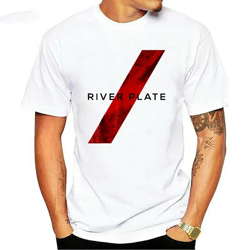 

Fashion Men T Shirt RIVER PLATE Monumental Graphic Summer Party Tops Tees