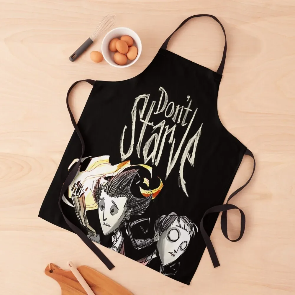 Don&x27;t Starve Classic Apron Salon Cooking kitchen clothes for men Kitchen Items Apron