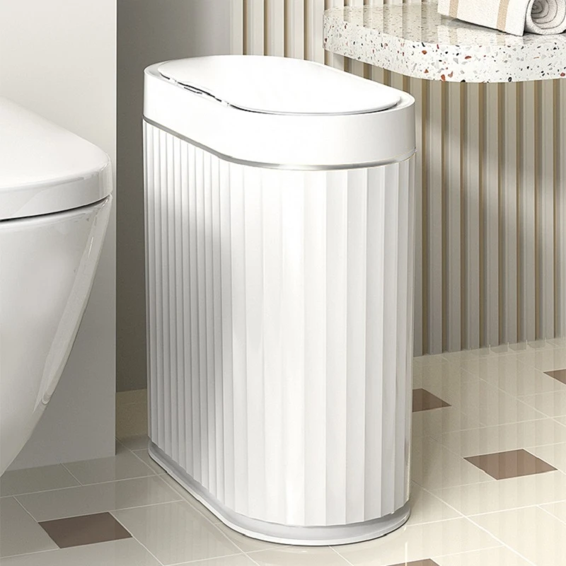 9L/7L Automatic Smart Sensor Garbage Bin Household Electronic Smart Trash Can Toilet Waste Garbage Can for Kitchen Bathroom