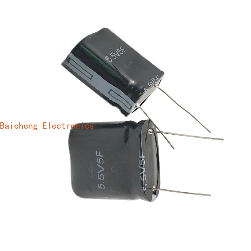 10PCS Farah capacitor 5.5V 5.0F combination type 5.5V5F 26 * 13 * 25MM 18MM pin spacing