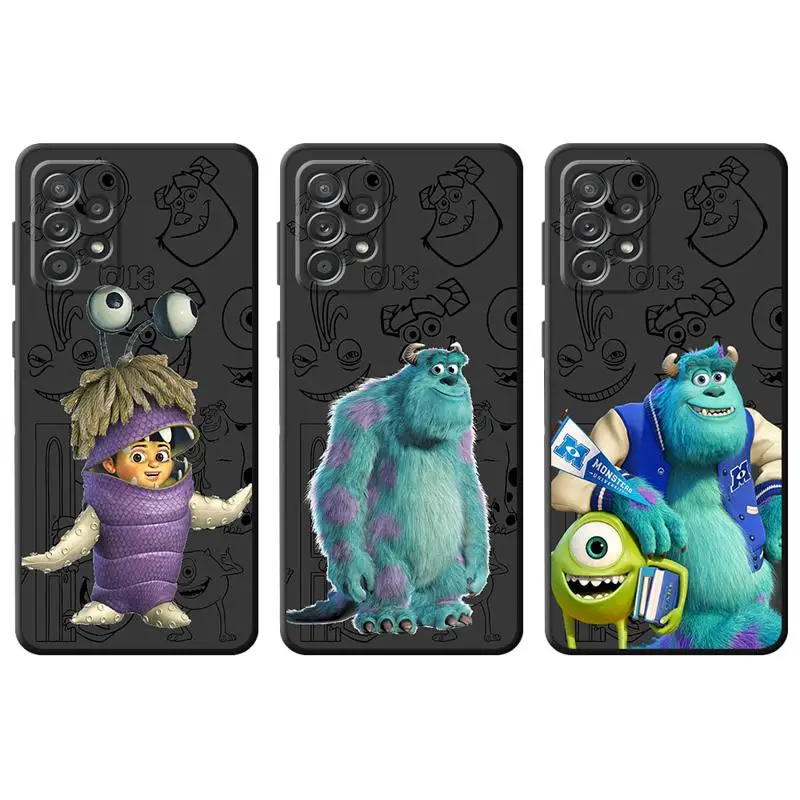 phone Cases for Samsung A55 A22 A14 5G case A12 A35 A54 A73 A70s A15 A24 4G funda Antiscratch cover Disney Monster Jame Sullivan