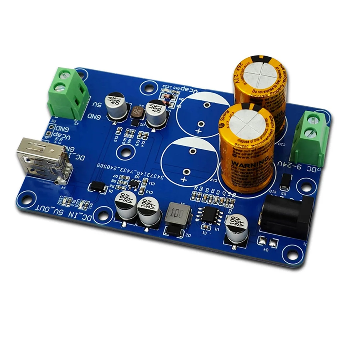 Super Capacitor UPS Power Module for Raspberry Pi UPS Power Supply Module Supports Charging and Discharging