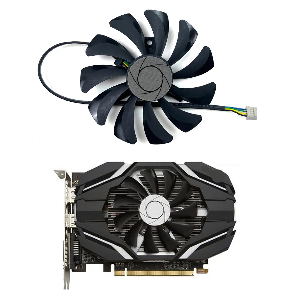 85mm 4pin HA9010H12SF-Z RX460 4GB Cooler Fan Replace for MSI Inno3D P106 960 GeForce GTX 1060 AERO ITX 3G 6G OC RX560 RX550 ITX