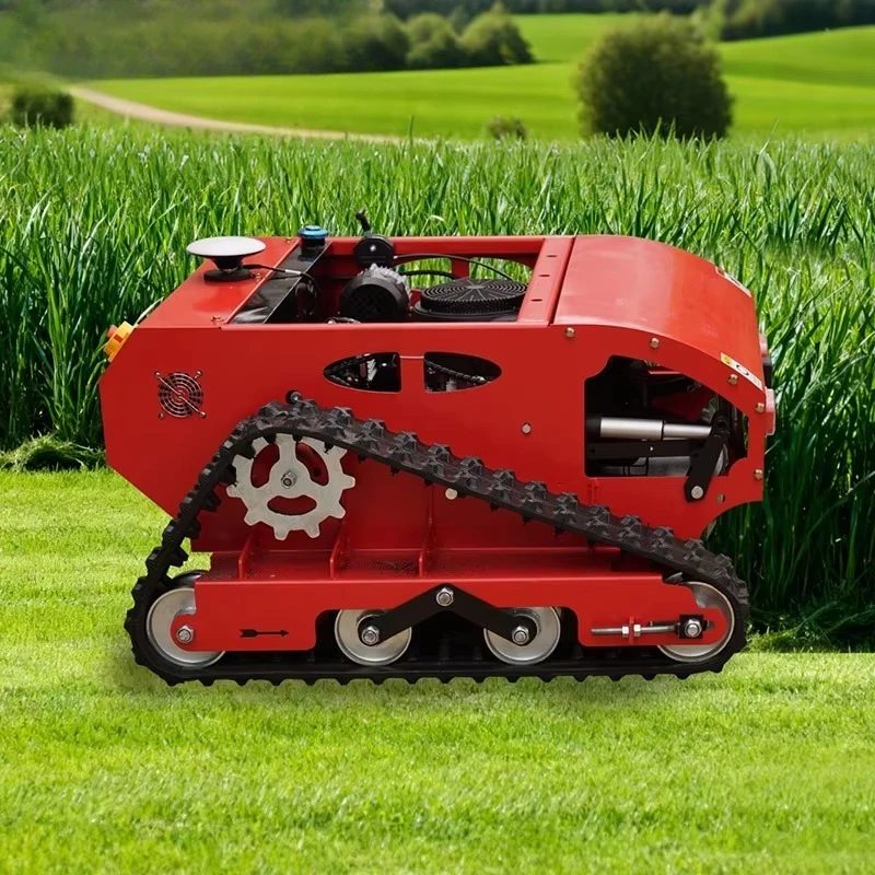 and RTK Controlled Slope Lawn Mower with Remote Control and Zero Turn Capability for Garden Use Industrial Grade Machine
