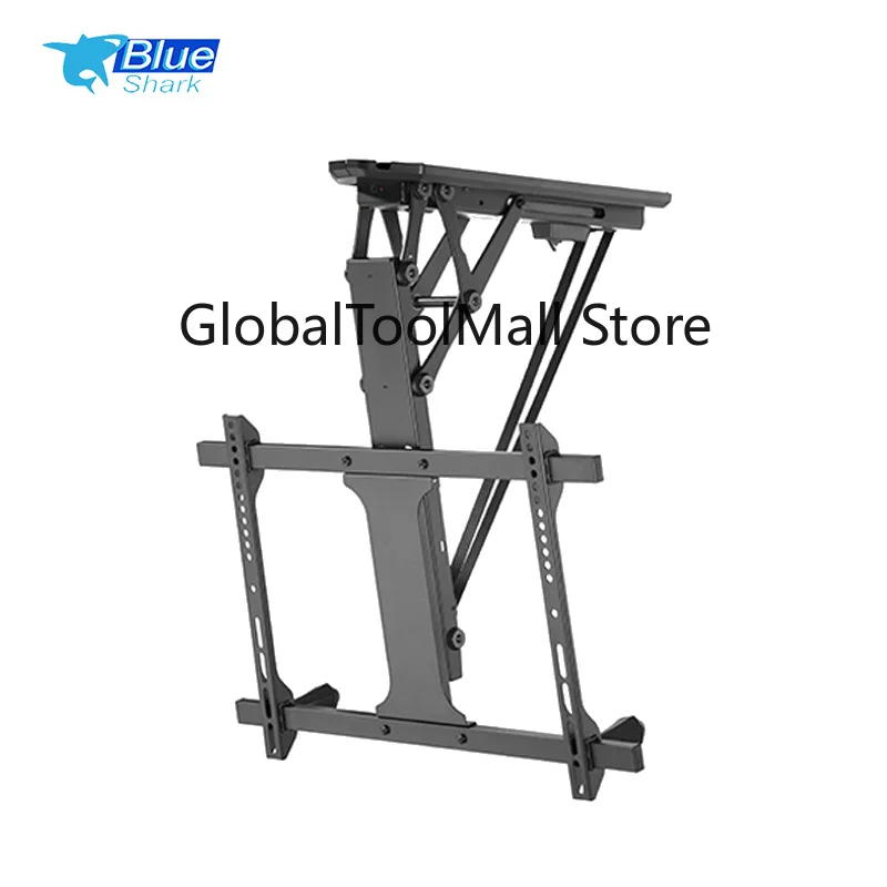 32-70 Inch Smart Electronic Ceiling TV Stand Height Adjustable Remote Controls TV Lifting Motorized Ceiling Bracket