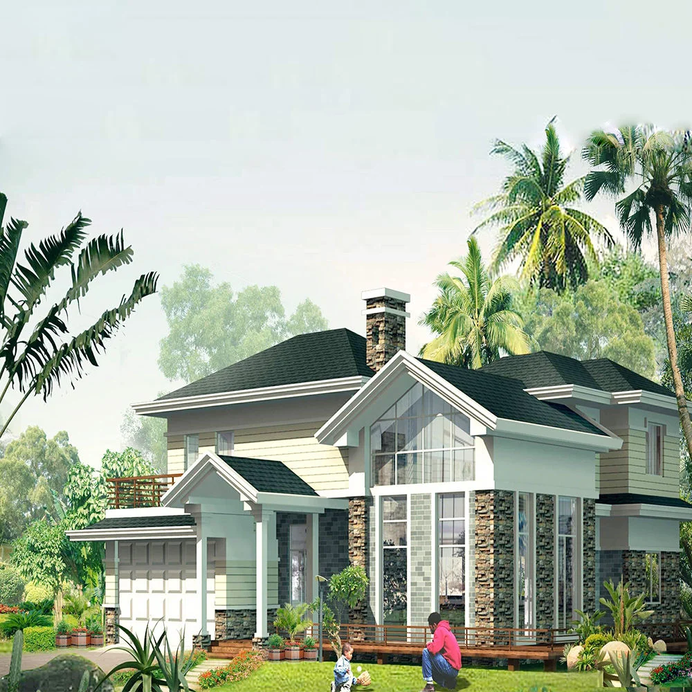 Modern Prefab Light Steel Villa House Designed for Long Term Use