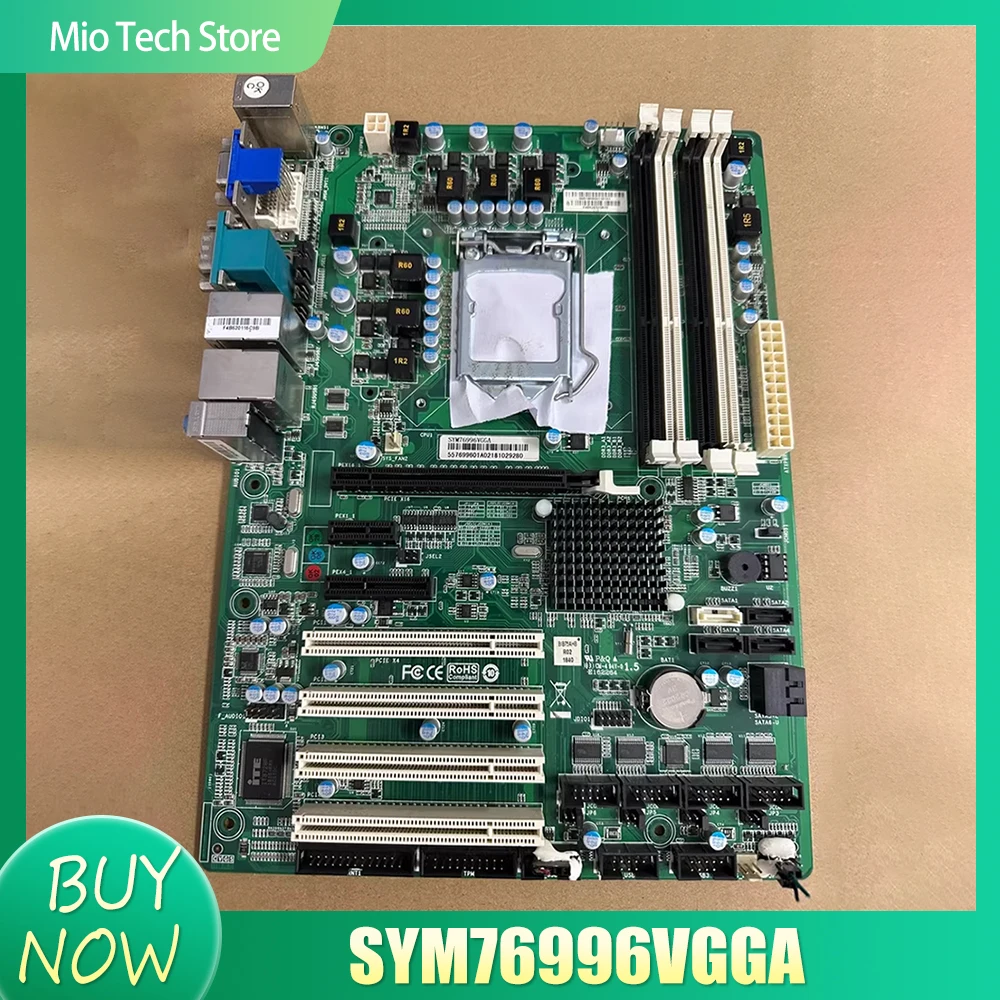 For SYM76996VGGA industrial control motherboard multi serial port B75 Gigabit dual network port