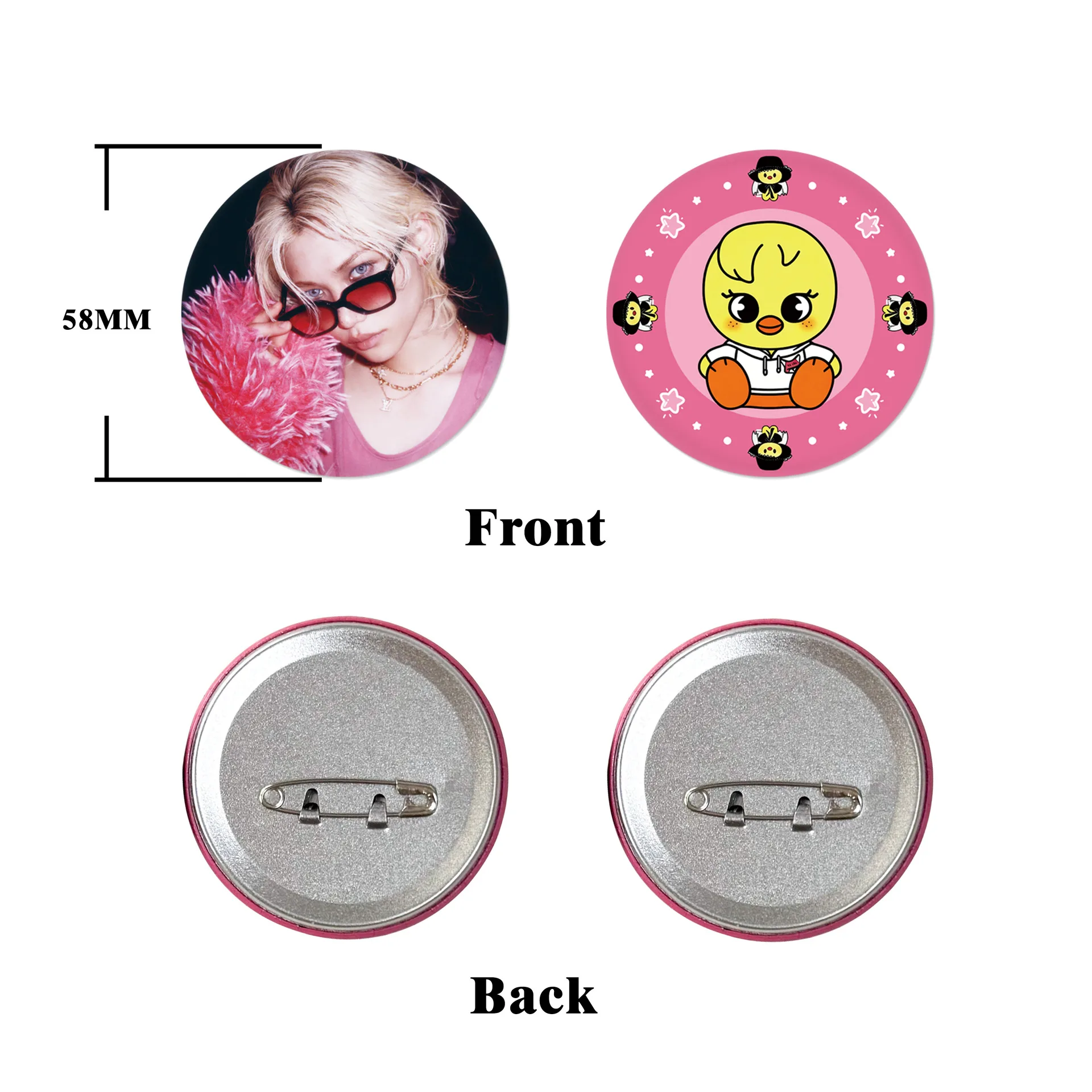 SKZOO 스트레이 키즈 DO IT 미니 앨범 굿즈 크리스마스 마텔 배지 고화질 프린트 핀 액세서리 펜던트 휴일 선물