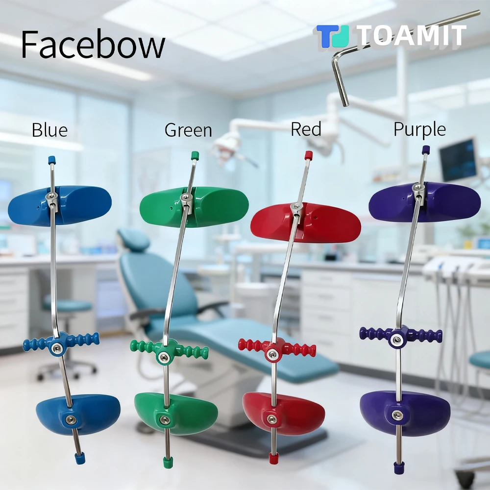 

Orthodontic Facemask for Class III Malocclusion, Adjustable High-Pull Headgear for Maxillary Protraction in Adults & Children