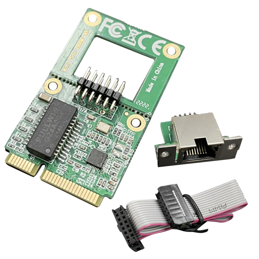 Mini PCI-E Netzwerkkarte RTL8111H Mini PCIe Netzwerkadapter RJ45 Port Mini PCI Express Gigabit Ethernet Karte für Desktop-PC