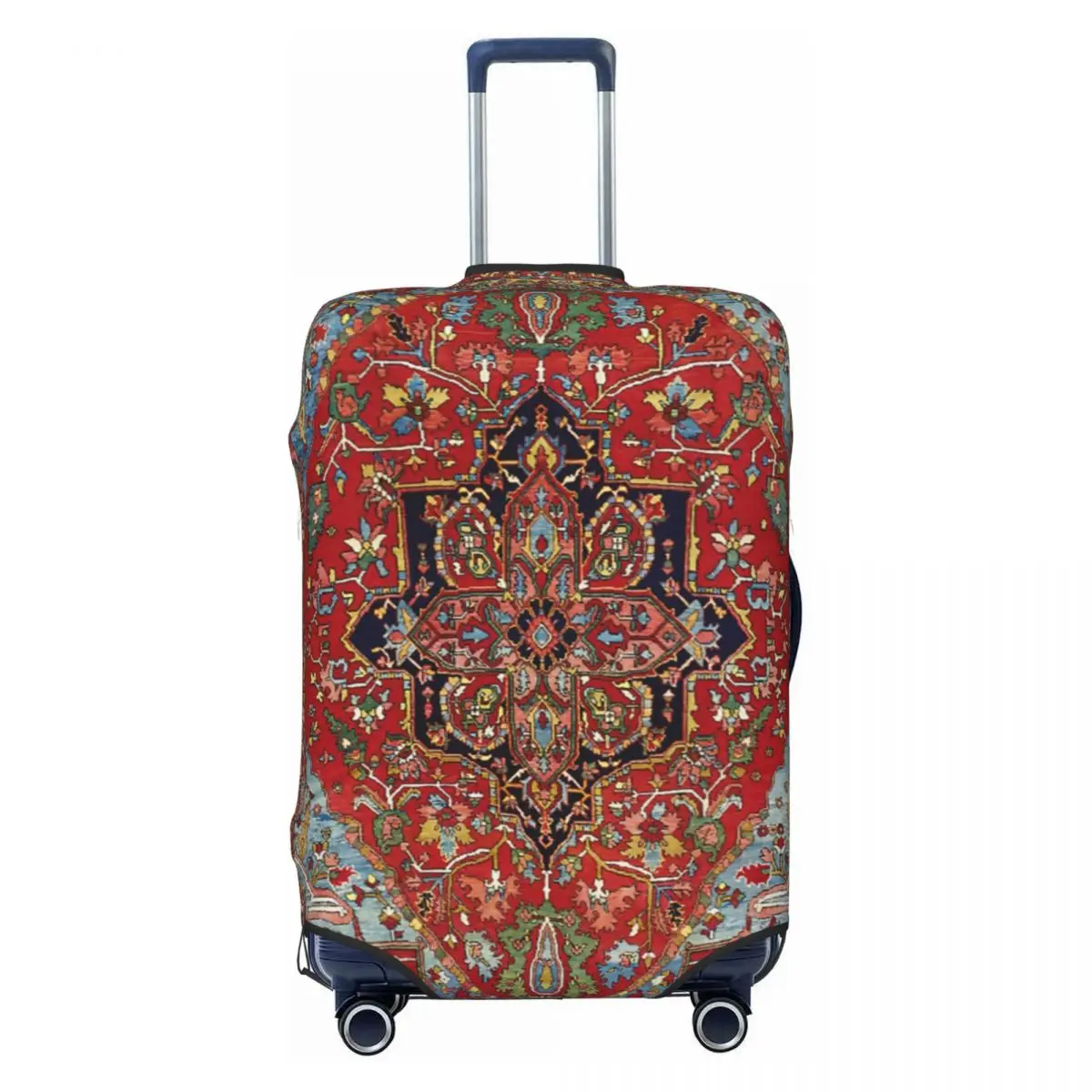 

Heriz Persian Carpet Print Print Luggage Protective Dust Covers Elastic Waterproof 18-32inch Suitcase Cover