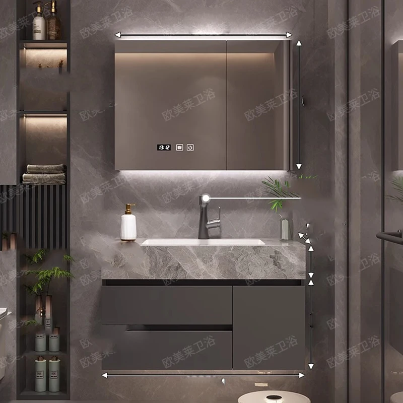

Decorations Paper Cupboard Organizer Storage Mirror Accessories Wall Toilet Bathroom Cabinet Display Gabinete Home Furniture
