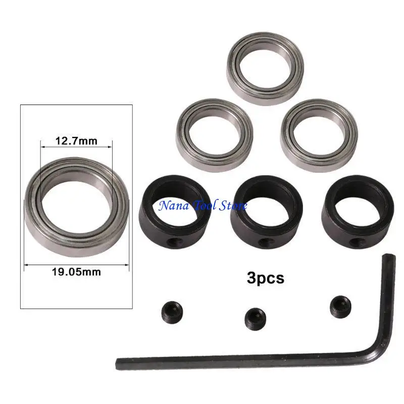 31GJ Durable Steel Bearings Accessories Fits for Milling Cutter Heads and Shank Carpentry Tool