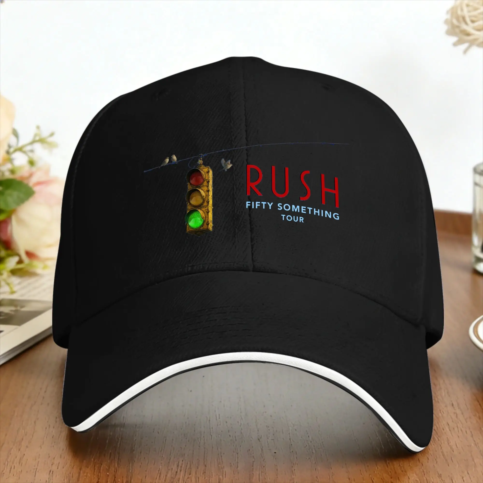 Rush Model Black Tour Concert Casual Baseball Cap Rush Band  Trucker Hat Wholesale Hippie Hip Hop Hats Stylish Baseball Caps