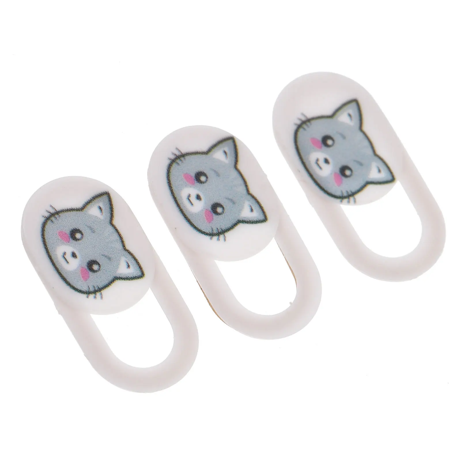 3pcs Webcam Covers Anti Peeping Privacy Sliders For Laptop Phone Tablet Protection Plastic