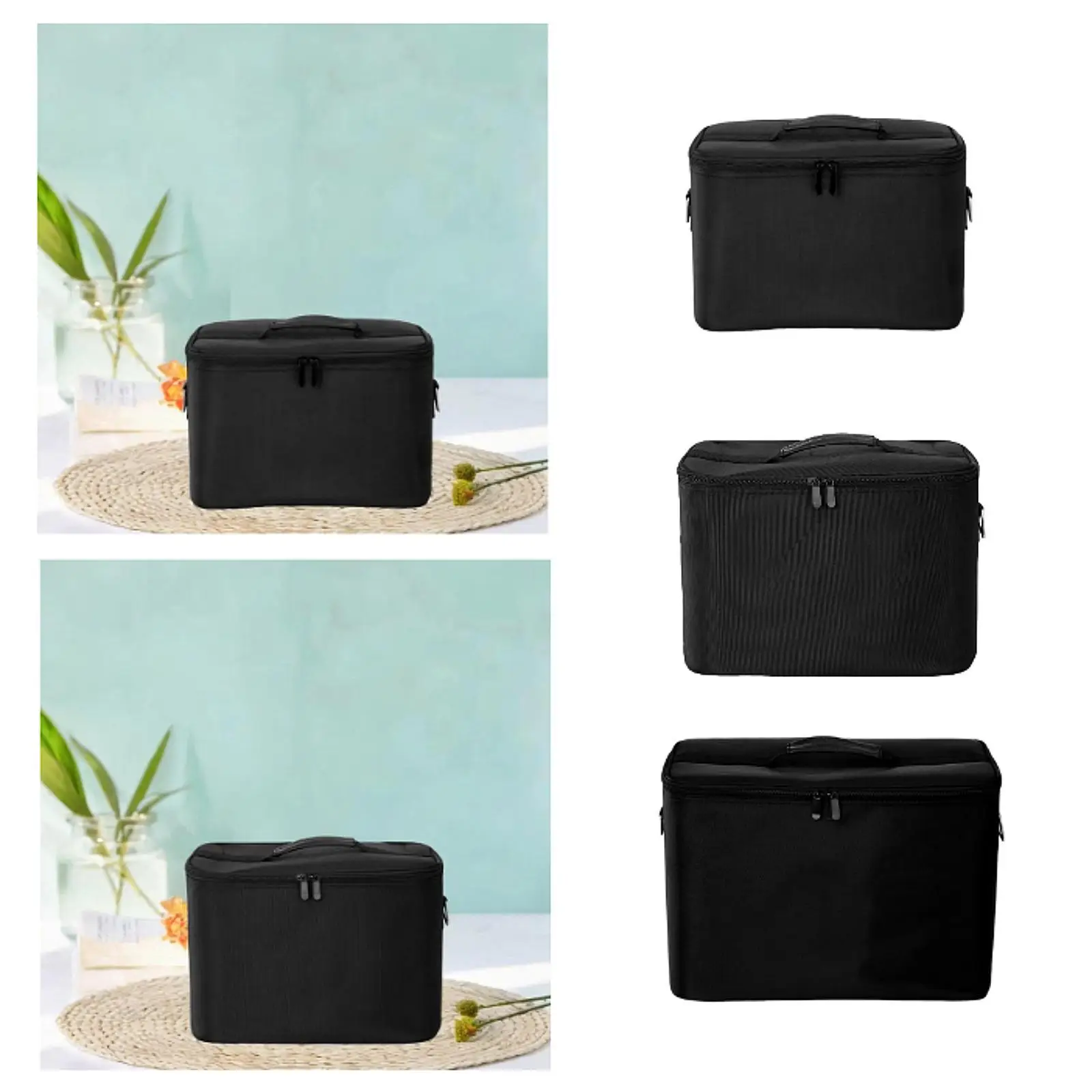 

Hairdressing Carrying Bag Organizer Hairstylist Traveling Bag with Shoulder Strap Portable for Scissors Trimmers Clippers Comb
