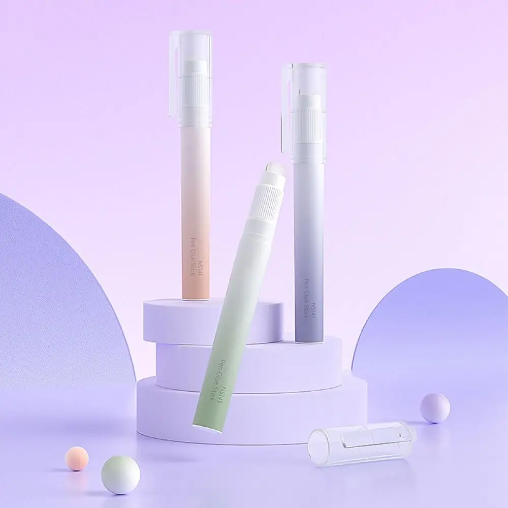 1/3 قطعة قلم كارتون لطيف نمط عصا لصق لتقوم بها بنفسك PVA الصلبة الغراء ورقة ملصق سوبر المواد اللاصقة القوية ACR الغراء مكتب المدرسة استخدام