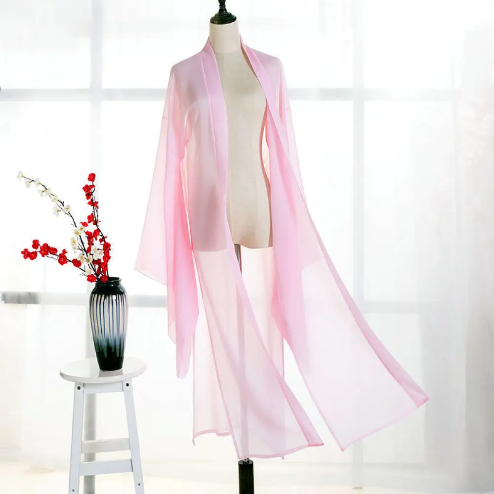 Elegant Hanfu Inspired Jacket Women Loose Cardigan Breathable Sun Protection Fairy Style Traditional Daily Shirt