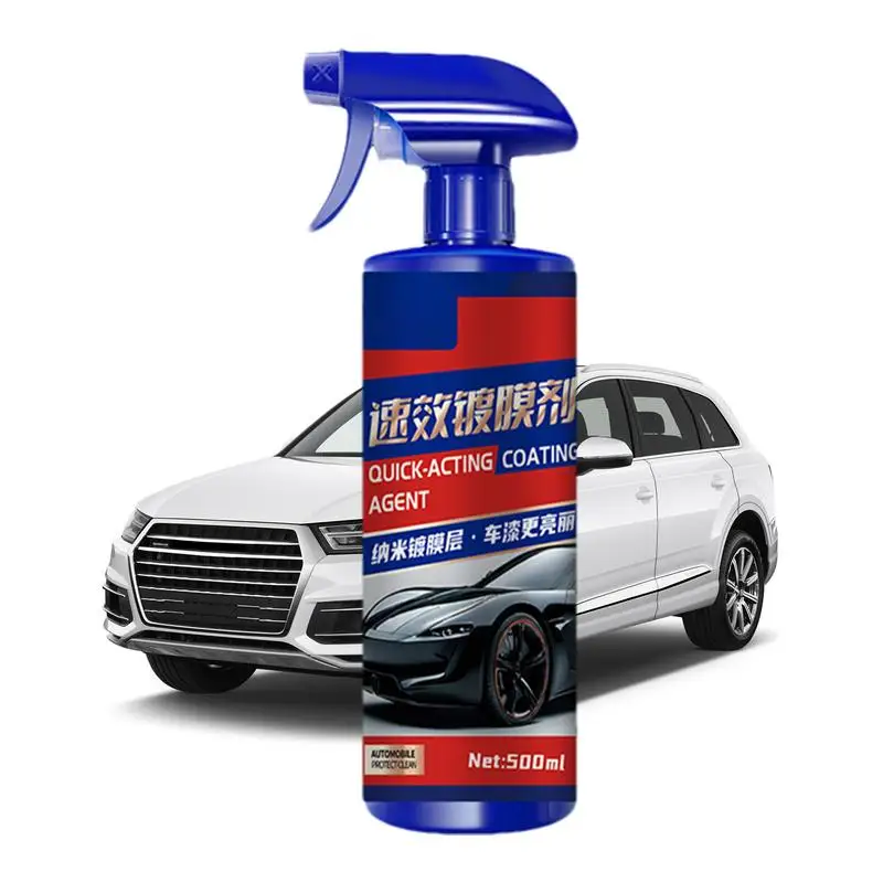 

500ml Car Quick-acting Coating Agent Nano-Coating Auto Spray Hydrophobic Wax Fast-acting Coating Detailing Spray For Cars