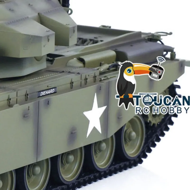 US Stock Tongde 1/16 Scale RC Tank Infrared Battle Centurion MK5 Electric Tanks Combat System Smoke BB Unit Light Sound Model