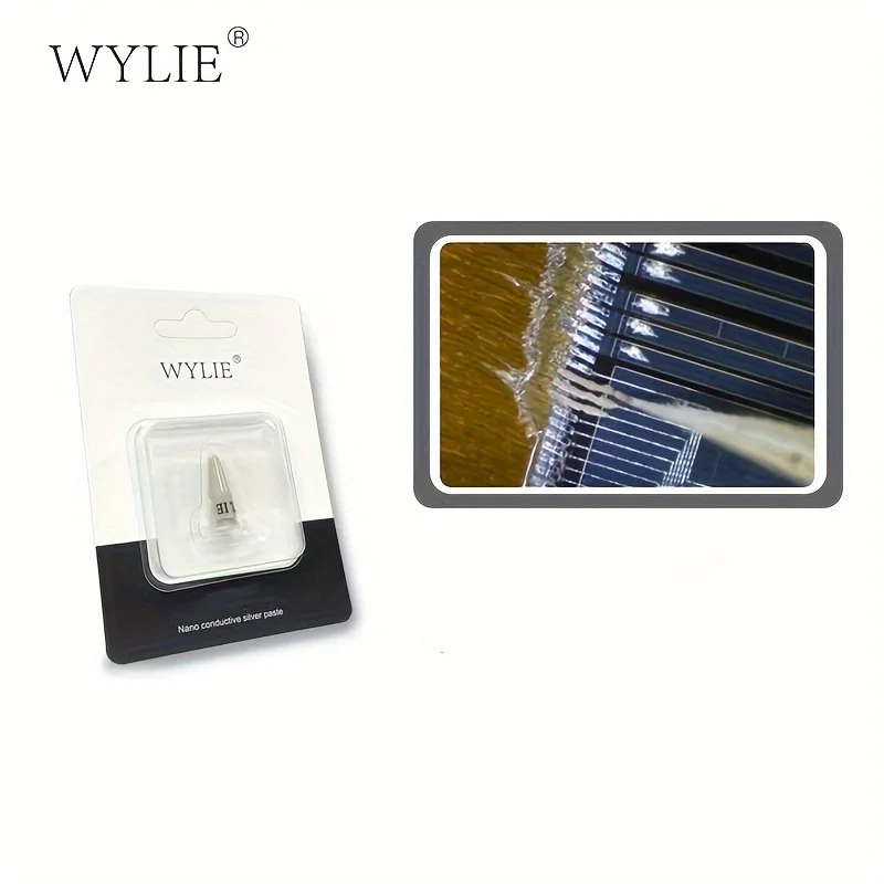 WYLIE Nano Kit di riparazione della pasta d'argento conduttiva per la riparazione della linea dello schermo flessibile di iPhone, strumento di riparazione del materiale in gomma non caricato