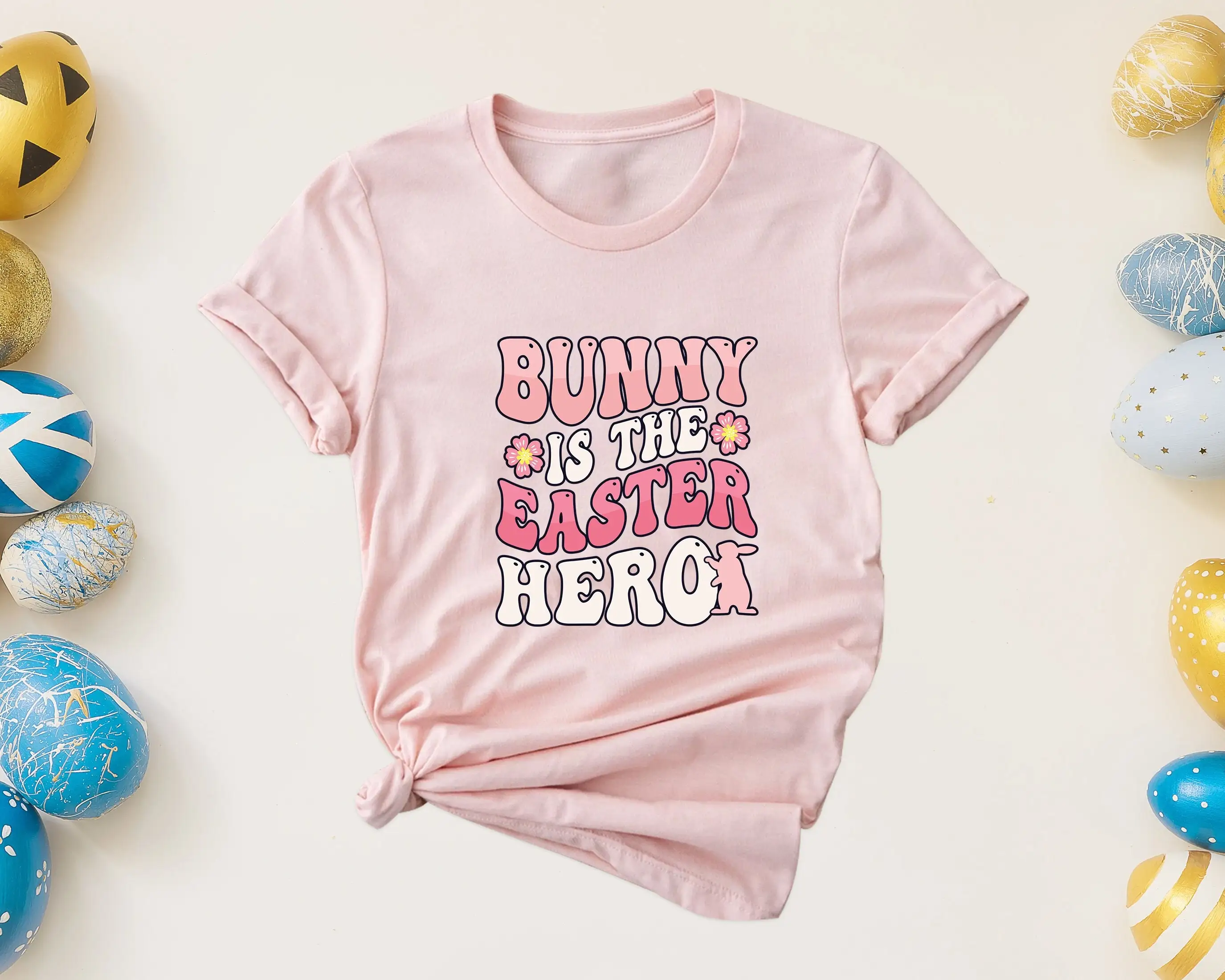 Bunny Is The Easter Hero T Shirt Lover Day Happy