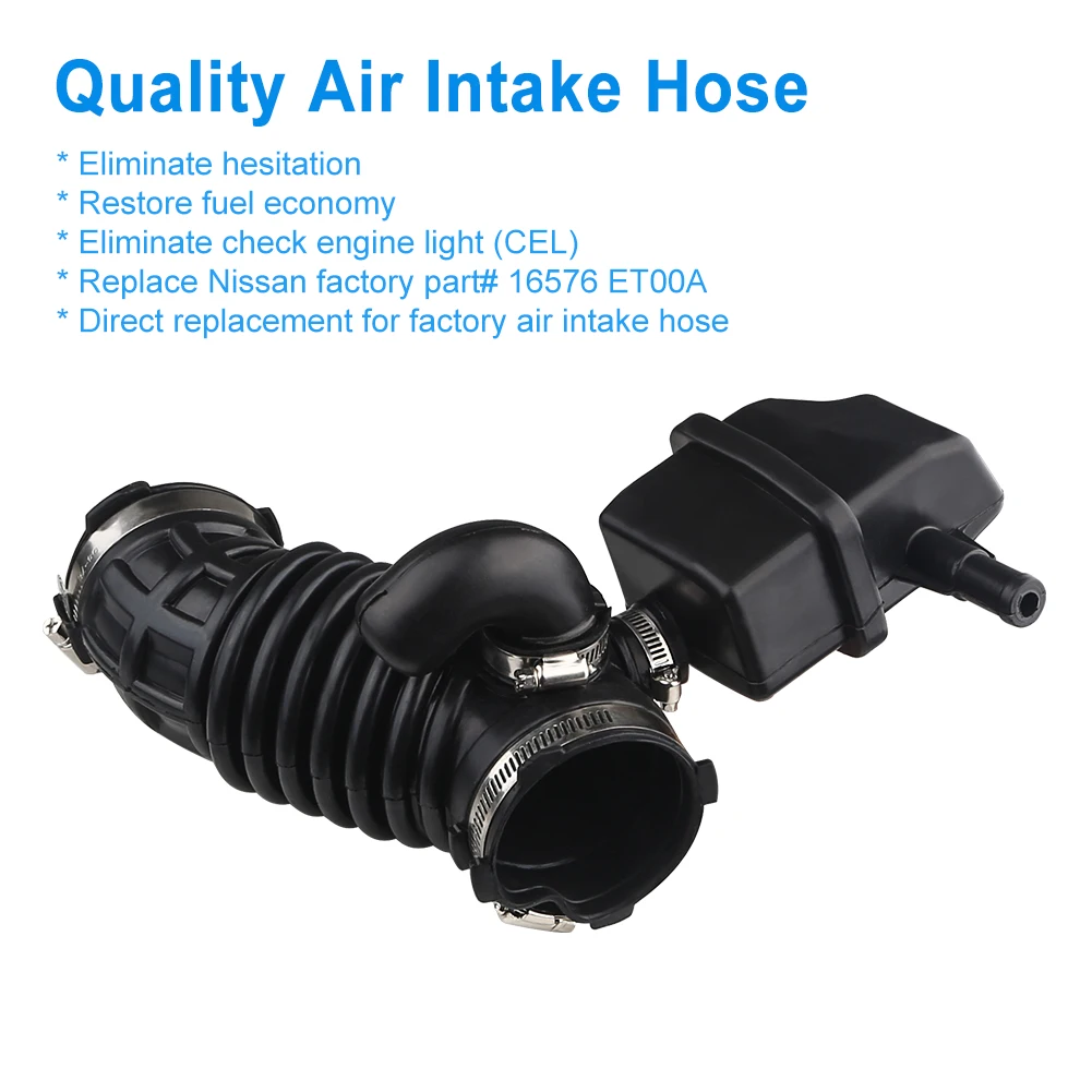 خرطوم السحب لنيسان سنترا 2007-2012 2.0L نيسان سنترا ل 16576-ET00A 696-003 مدخل هواء التمهيد القناة يستبدل