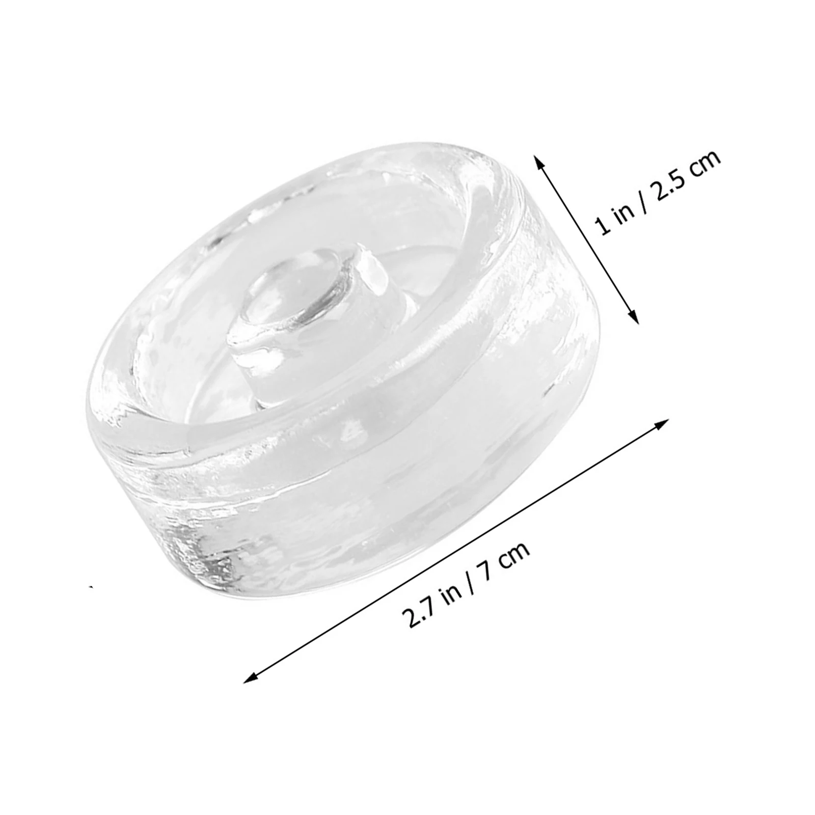 2 قطعة غطاء زجاجي للتخمير قسط عملي سهل قبضة مخلل جرة التخمير الوزن الزجاج الأوزان غطاء
