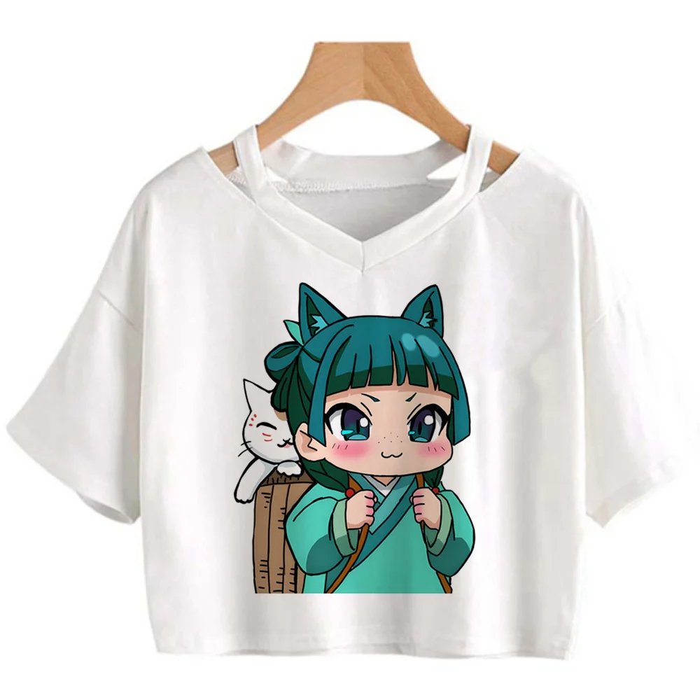 Apothecary Diaries Mao Mao Kusuriya No Hitorigoto cropped top shoujo cheap y2k meme t-shirt meme kawaii summer clearance sales