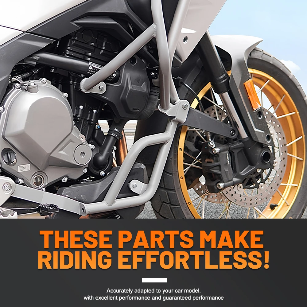 Motorcycle Modification Parts: Crash Bars/Bumpers (Mid-to-Lower Body Protection) – Suitable for CFMOTO 700MT