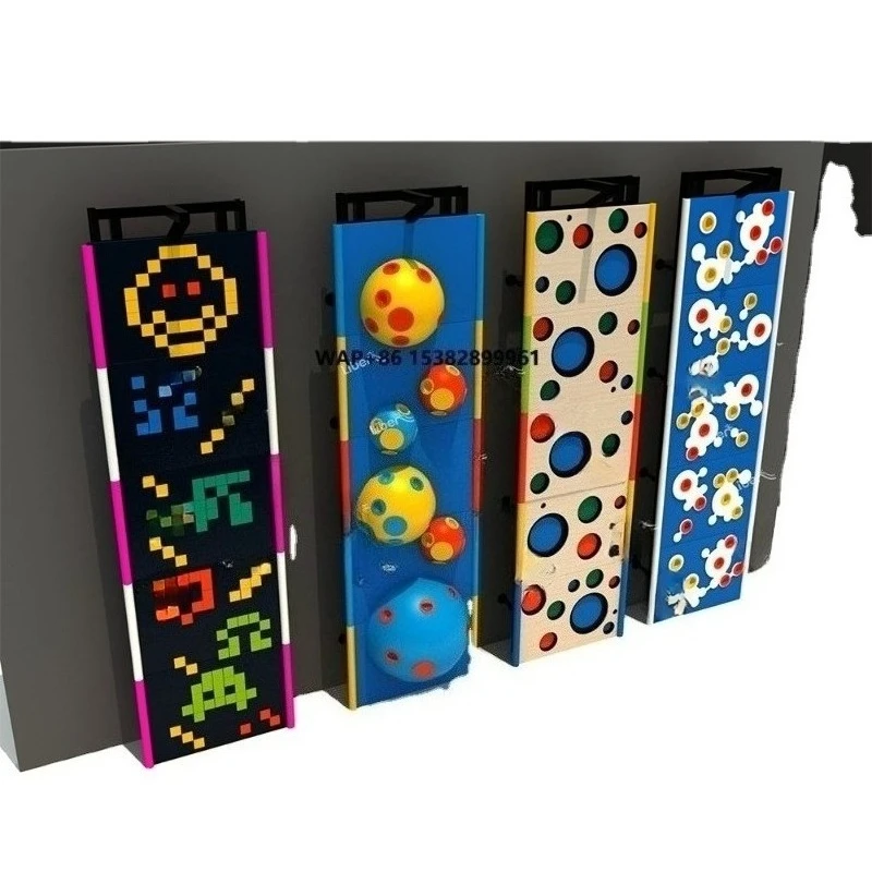 

Kids Fun Climbing Wall for Indoor Playground Trampoline Park